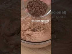 MOUSSE DE CHOCOLATE SOLO 2 INGREDIENTES #shorts #postre #dulce #receta