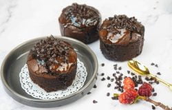 Muffins brownie de chocolate
