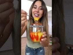 Recetas con mango 🥭💗 #receta #recetas #dieta #cocina #recetasaludable