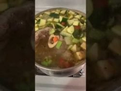 Sopa de res bien rica #receta #facil