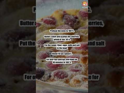 Thermomix cherry clafoutis #food