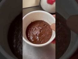 Torta en taza sin huevo #viral #receta #shorts