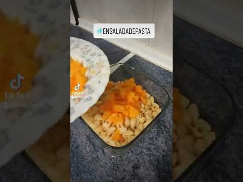 Una exquisita ensalada de pasta #receta #verano