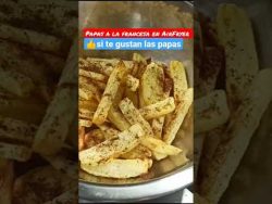 vídeo completo en mi canal (link en los comentarios) #receta #papasalafrancesa #airfryer #shorts