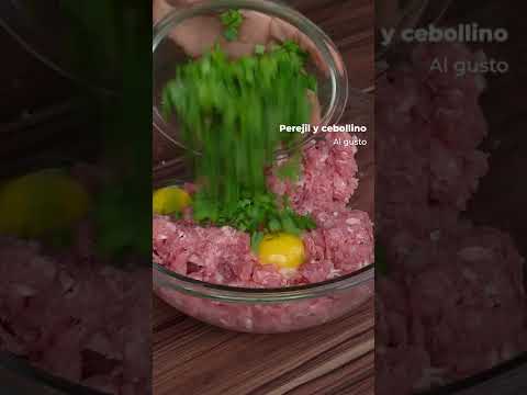 ALBÓNDIGAS CON QUESO #shorts #receta #cocina