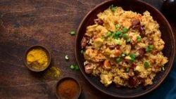 Arroz meloso de carrilleras al Pedro Ximénez: receta casera