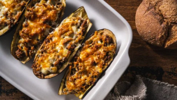 Berenjenas rellenas de sobrasada: receta con queso