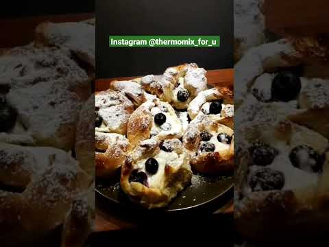 Blueberry buns #jagodzianki #thermomix #buleczki #buns #thermomixsiedlce #jahodziankizthermomixa