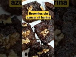 Brownie saludable sin azúcar ni harina #receta #recetabrownie #brownie #short