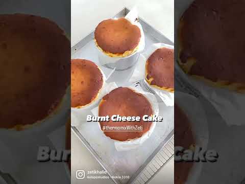 Burnt Cheesecake Thermomix Style by Zeti Khalid