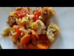 Cerdo agridulce, fácil y rico con Thermomix