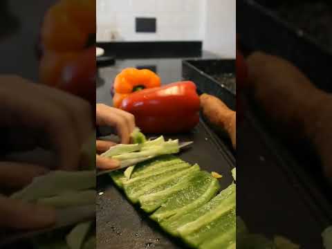 Como cortar un #pimiento #morron #receta #cocina #vegetal #verdura #tutorial #saludable