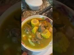 Deliciosa Sopa de Pecho de Vaca! #shorts #reels #receta #sopa