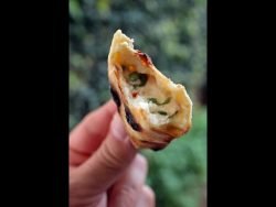 Empanadas Caprese a la parrilla 🥟🍅🧀🌿🔥 #empanada #caprese #LunesSinCarne #comida #receta #vlog #fyp