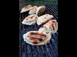Empanadas de Colita Cuadril a la parrilla 🥟🔥 #empanada #carne #comida #receta #tutorial #vlog #fyp