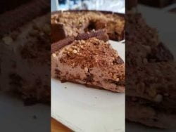 😂 se cae #chocotorta de #Nutella #receta #shorts