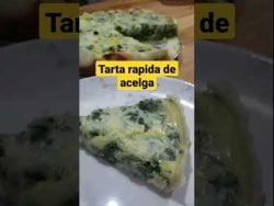 🥬una comida sana q te saca de apuros #tarta #receta #recetarapida #shorts