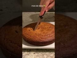 Fácil y rico😋PAN DE MAIZ🌽Tutorial en descripciones #shorts #receta #tutorial