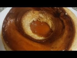 Flan de nata y vainilla, fácil y rico con Thermomix