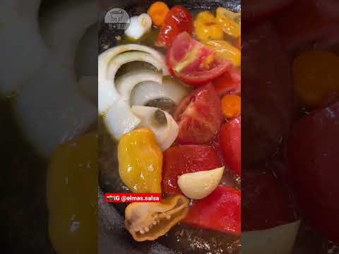 Habanero – Zanahoria una delicia de salsa #shorts #salsa #receta