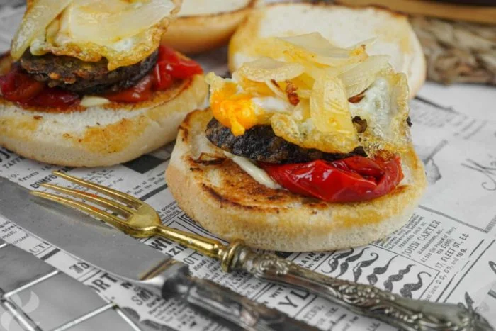 Hamburguesas de morcilla