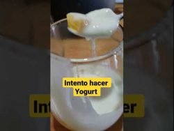 Intento hacer Yogurt casero 😳 #receta #shorts