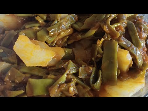 Judías verdes con patatas, fácil y rico con Thermomix