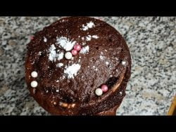 Mug cake de chocolate, fácil y rico con Thermomix