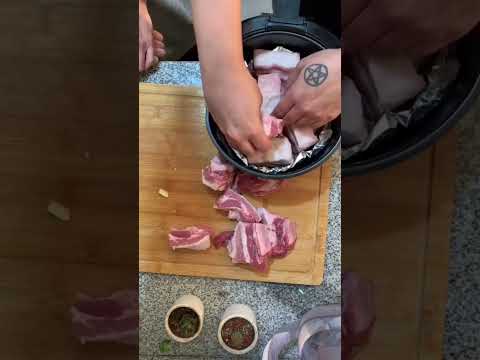 Panceta en la freidora de aire #recetas #receta #airfryer