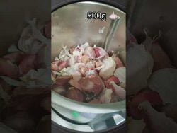Peel the garlic / éplucher de l'ail #thermomix #tm6 #shorts