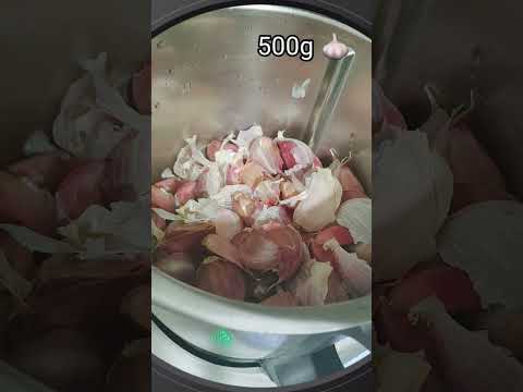 Peel the garlic / éplucher de l'ail #thermomix #tm6 #shorts
