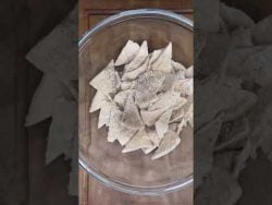 PITA CHIPS! #food #foodies #receta #recipe#shorts
