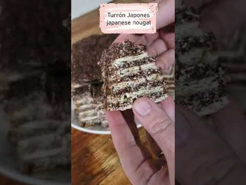 Postre económico, muy rico y fácil de preparar #receta #recipe #turronjapones #dessert #shorts