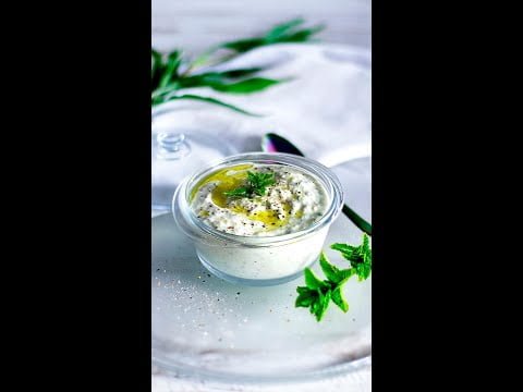 Salsa TZATZIKI✨#shorts #receta ⤵