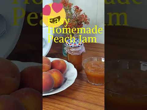 Super Easy & Tasty Peach Jam | Confiture de pêche en Thermomix 😍😋