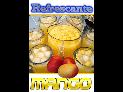 Super refrescante Agua Fresca de Mango #SHORTS #RECETA #RECETAS FACILES