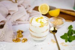 Vasitos de crema de limón desnatados 0%