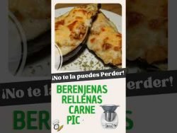 Berenjenas Rellenas de Carne con Thermomix® Tm5 ¡Receta Rápida!!