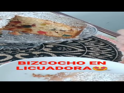 BIZCOCHO EN LICUADORA #receta #comida #shorts BUSCA LA RECETA EN MI CANAL ☺