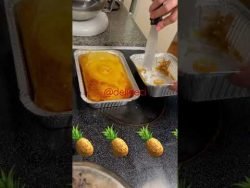 Cómo voltear torta de piña #receta #deliceci