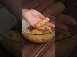 CROQUETA DE POLLO, muito fácil y sabroso #shorts #receta #comida