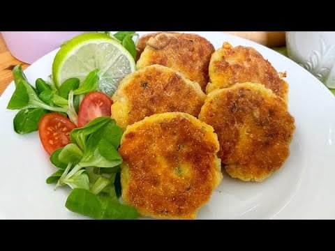 Doraditas y deliciosas tortitas reemplaza la carne en tu cena #receta #zucchini #carrot