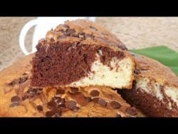El mejor Bizcocho Marmolado fácil y esponjoso con Thermomix ✅