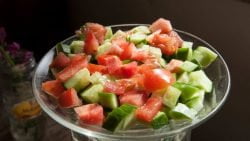Ensalada casera de Rubik