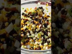ensalada de caraotas y manzana #manzana #caraota #receta #recetafacil #ensalda #saladrecipe