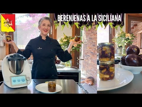 🍆 🫙 CONSERVA DE BERENJENAS EN ACEITE A LA SICILIANA 🫙 🍆 con Thermomix® #TM6 #TM5