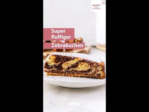 😋🤩Fluffiger Zebrakuchen mit dem Thermomix® | Thermomix® Rezept