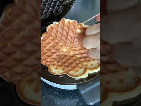 Fáciles y ricos😋Waffles, Receta en descripciones #shorts #ytshorts #receta