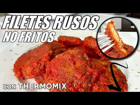 FILETES RUSOS con TOMATE🍅 con THERMOMIX ✅ | TRUCO para hacerlos JUGOSOS🤤 y sin freír