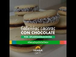 Galletitas con chocolate #CeroK 😋 Receta en la descripción 👉 #Stevia #Receta #Iansa